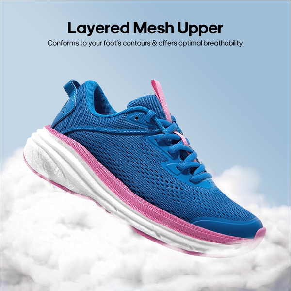 [FlexLife] Women's Lightweight Mesh Running Shoes - BLUE - 1